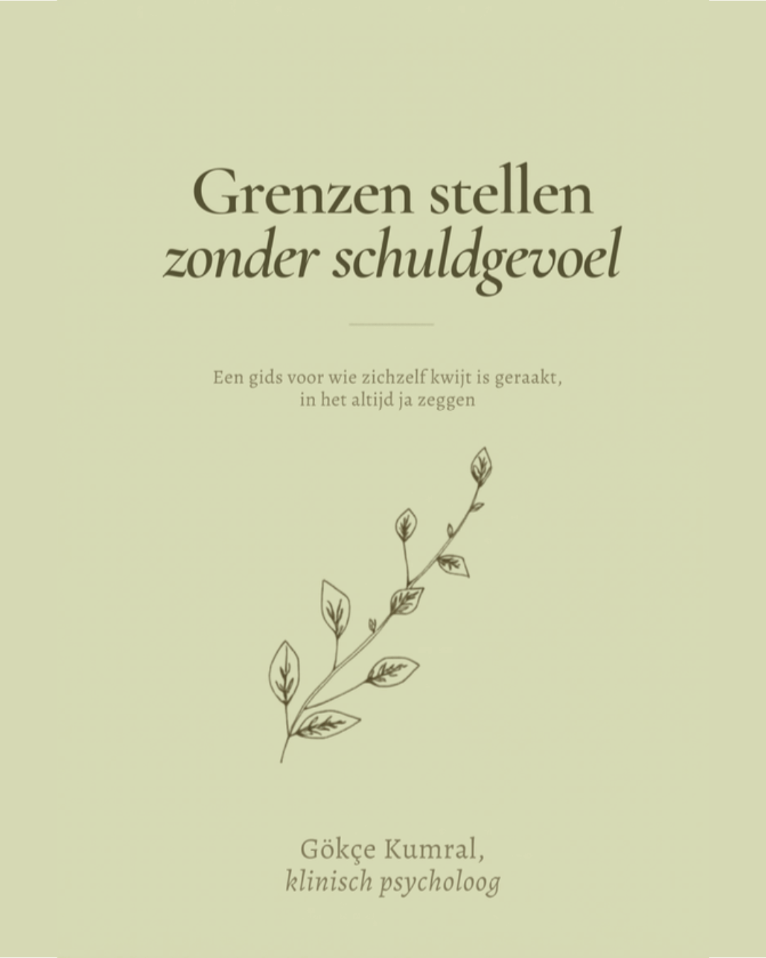 Boekcover: Grenzen stellen zonder schuldgevoel